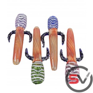 CACTUS ARMS HAND PIPE 7inch (ASSORTED COLORS)